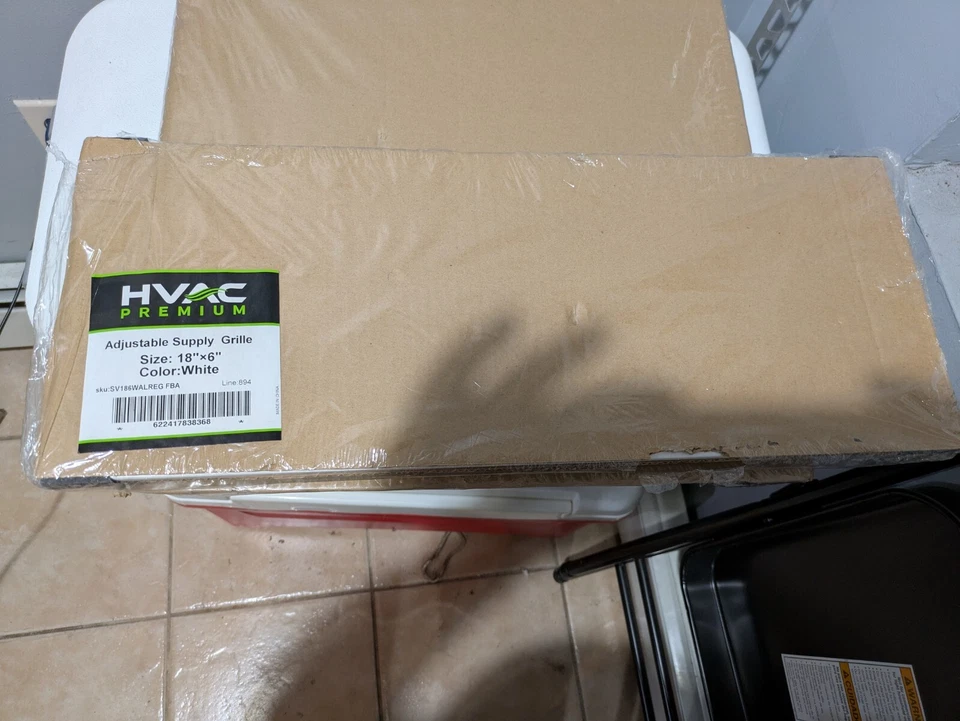 18" X 6" ADJUSTABLE AIR SUPPLY DIFFUSER - HVAC HVAC Premium - Image 2 of 2