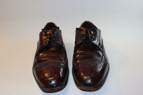 Scarpe eleganti Johnston & Murphy brogue in pelle marrone da uomo taglia 9,5 - Foto 1 di 8