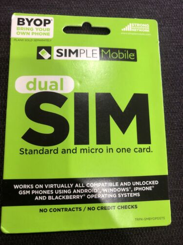 Preloaded Simple Mobile Sim Card INCLUDE - Picture 2 of 4