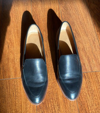 madewell loafers frances 7 women black leather good condition