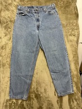 Vintage LEVIS 560 Loose Fit Orange Tab Jeans Tag Size 36x30 90’s Made In USA