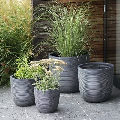 indoor plant pots plastic Viagrow 25-Gallon Round Nursery Garden Pots