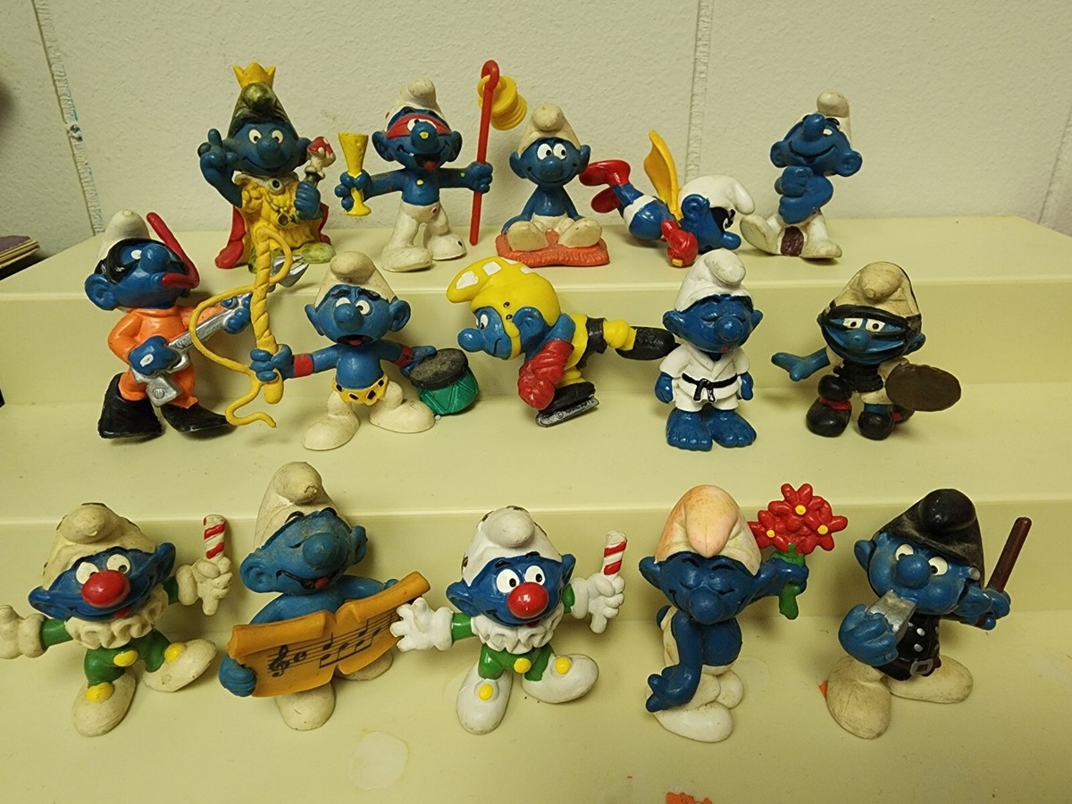 ☆ビンテージ Smurf PEYO 15体セット Vintage Smurfs Figures