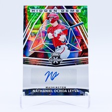2022 Panini Elite Extra Edition Nathaniel Ochoa Leyva Hidden Gems Auto #HG-NO