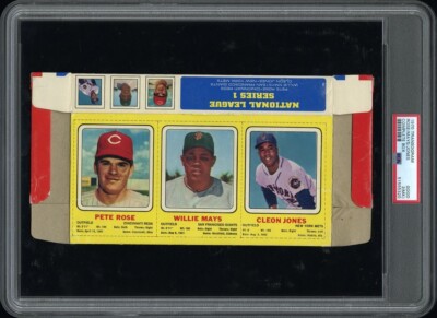 1970 Transogram Baseball Complete Box Mays Rose Jones PSA 2 MK Pop 2 ...