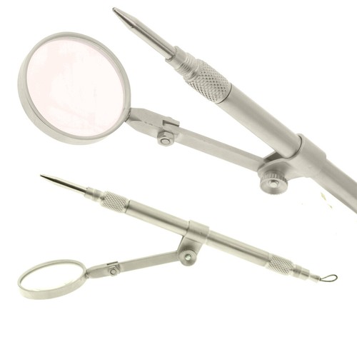 Eye Magnet Loop Forceps with Magnifying Glass Ophthalmic Surgical Instruments - Picture 3 of 12