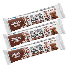Diablo Milk Chocolate Bubble Bar |No Added Sugar, Gluten Free 30g