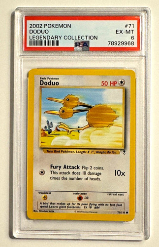 Doduo graded PSA 6 for sale on eBay