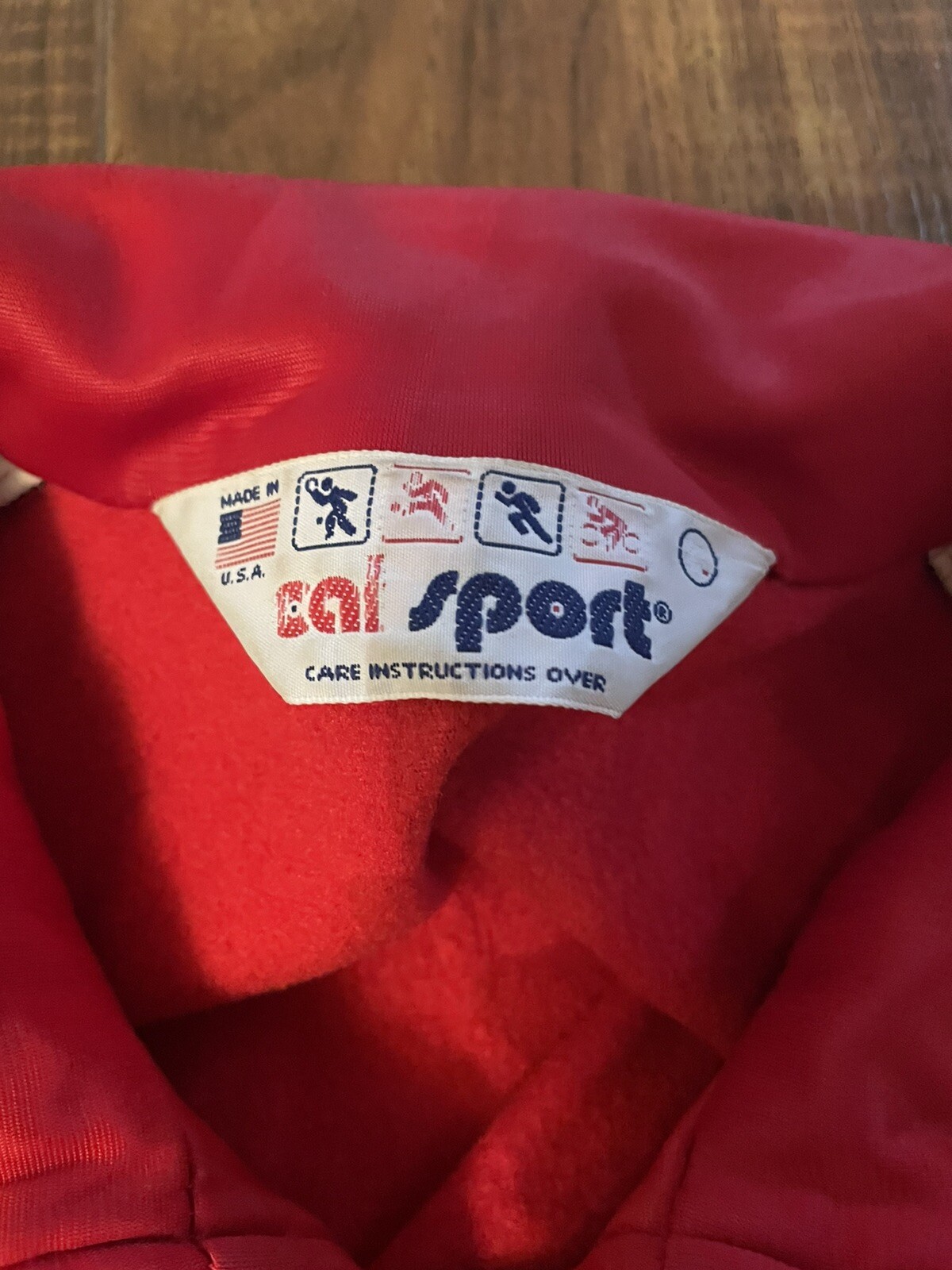 80s Vintage Cal Sport Track Jacket USA Made Adult Men… Gem