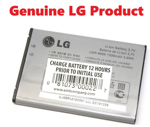 LG P520 Replacement Battery - LG LGIP-400N 3.7V 1500mAh - Picture 1 of 2