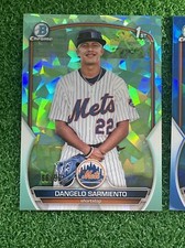 2023 BOWMAN CHROME  SAPPHIRE DANGELO SARMIENTO 1ST AQUA /99 & FREE Base Card