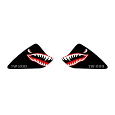 TW200 Tank Graphics 1987-2023 bomber style black bg Free Shipping!!