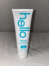 hello Antiplaque and Whitening Fluoride Free Toothpaste, Peppermint, 4.7 Oz