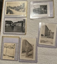 Original WW2 Field Pictures of U S Soldiers Lot 3 / 6 Black White 2 3 Photos