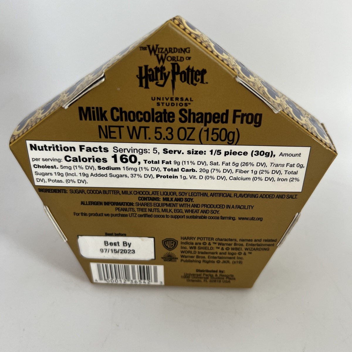 Harry Potter Universal Studio Chocolate Frog - Gilderoy Lockhart