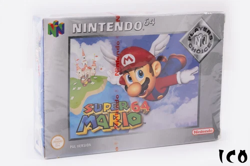 Super Mario 64 - Nintendo 64 N64 Brand New & Red Strip Factory Sealed