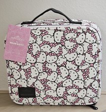 Hello Kitty Sanrio Impressions Vanity White Multi Compartment Cosmetic Bag Case