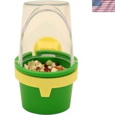 Pet Bird Clean Cup Feeder  Water Cup for Cockatiels  Parrots - Assorted Colors