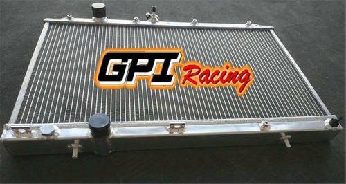 Aluminum Radiator FOR 1996 1997 1998 1999 2000 2001 MITSUBISHI MIRAGE GSR MT new - Afbeelding 2 van 4