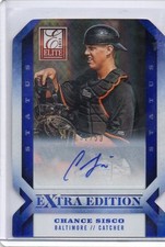  2013 Donruss Elite Chance Sisco Autographed Rookie Card 32/50 Auto