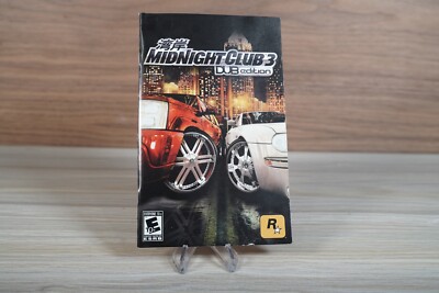 Midnight Club 3 Dub Edition PS2 MANUAL ONLY Authentic 