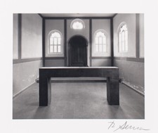 Richard Serra, S/W Photographie auf Papier, signiert.