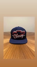 VTG 90s Chevy Chevrolet Trucker Hat Adjustable Snap