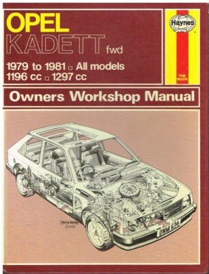 OPEL KADETT D 1.2 & 1.3 SALOON HATCHBACK ESTATE (1979-81) WORKSHOP MANUAL *VGC*
