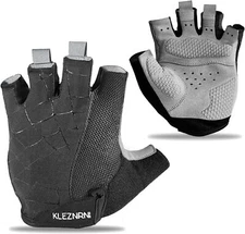 Cycling Half Finger Gloves Fingerless Shockproof Breathable MTB Bike Short Glove