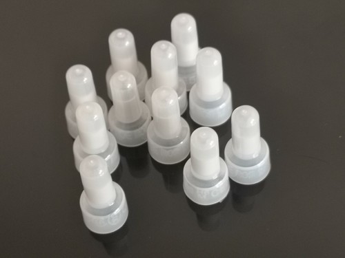 100PCS CE5X Closed-End Wire Connectors Crimp Terminals Cap White - Picture 3 of 5
