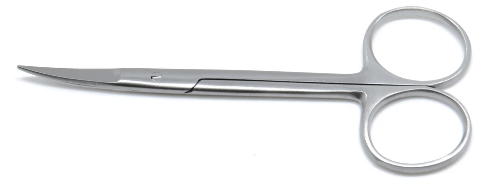 Premium Iris Scissors Curved 4.5" Dental Veterinary Surgical Pro New Instruments - Image 2 of 4