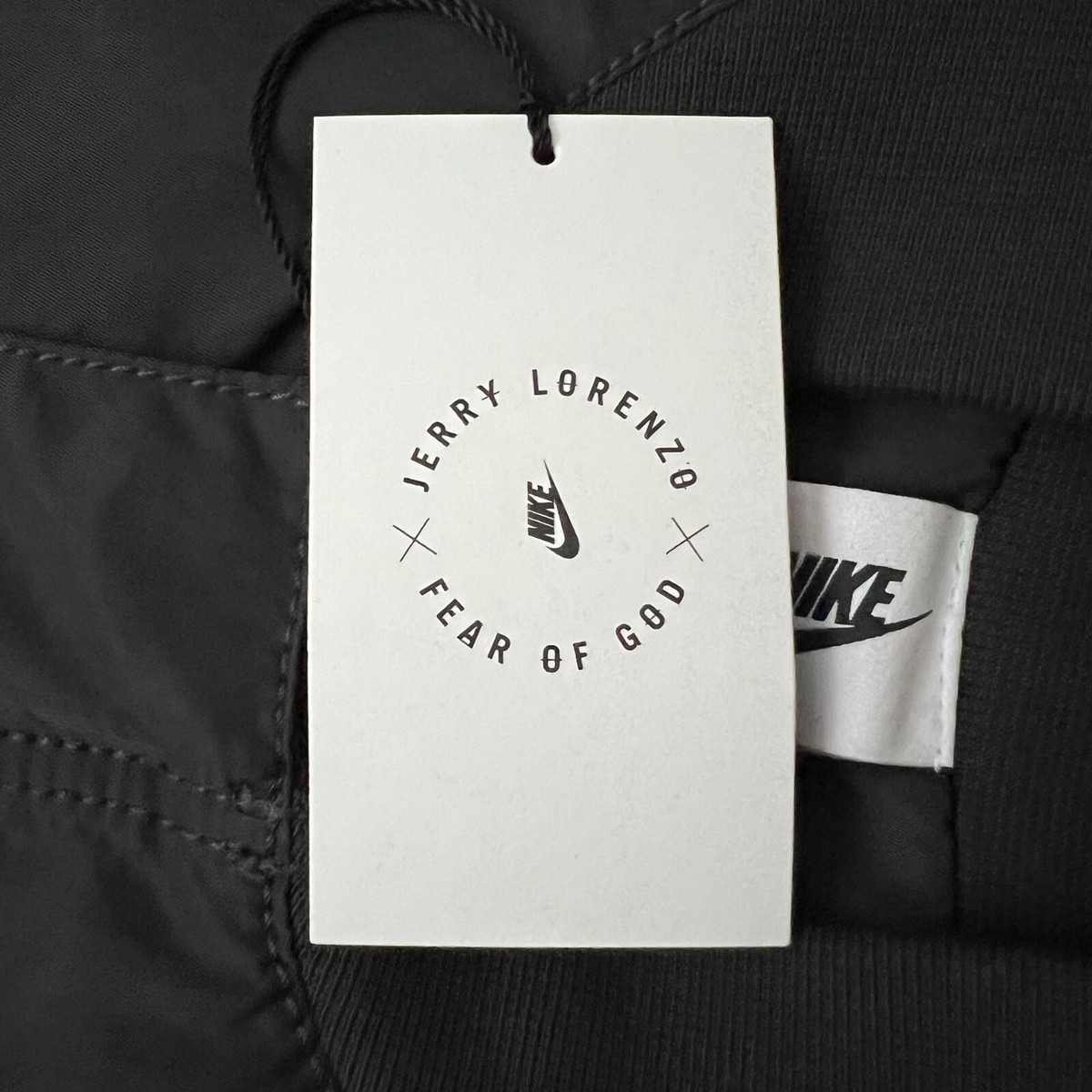 Nike x Fear Of God NBA Warm Up Top Jacket Off Noir CU4686-010 Men