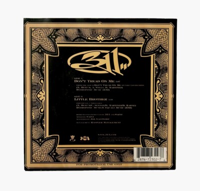 311 Don't Tread On Me / Little Brother PROMO 7” Orange Vinyl