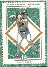 2018 Panini Chronicles Cornerstones Marble #45 Manny Machado ORIOLES /10