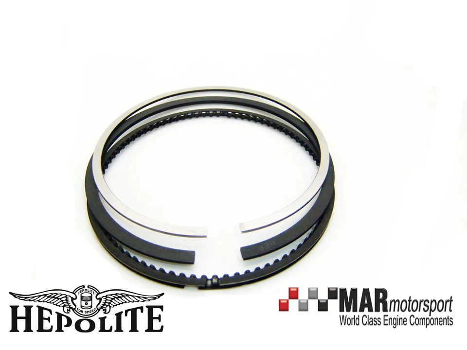 Juego de anillos pistón Ford Cougar, Focus & Mondeo 2.0 16 V Zetec tamaño estándar HEPOLITE Foto 2 de 4