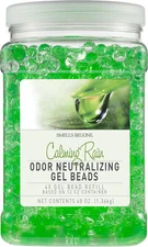 SMELLS BEGONE Odor Eliminator Gel Bead Refill - 48 Ounce - Calming Rain Scent