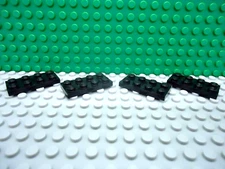 Lego 4 Black 2x4 base plate NEW
