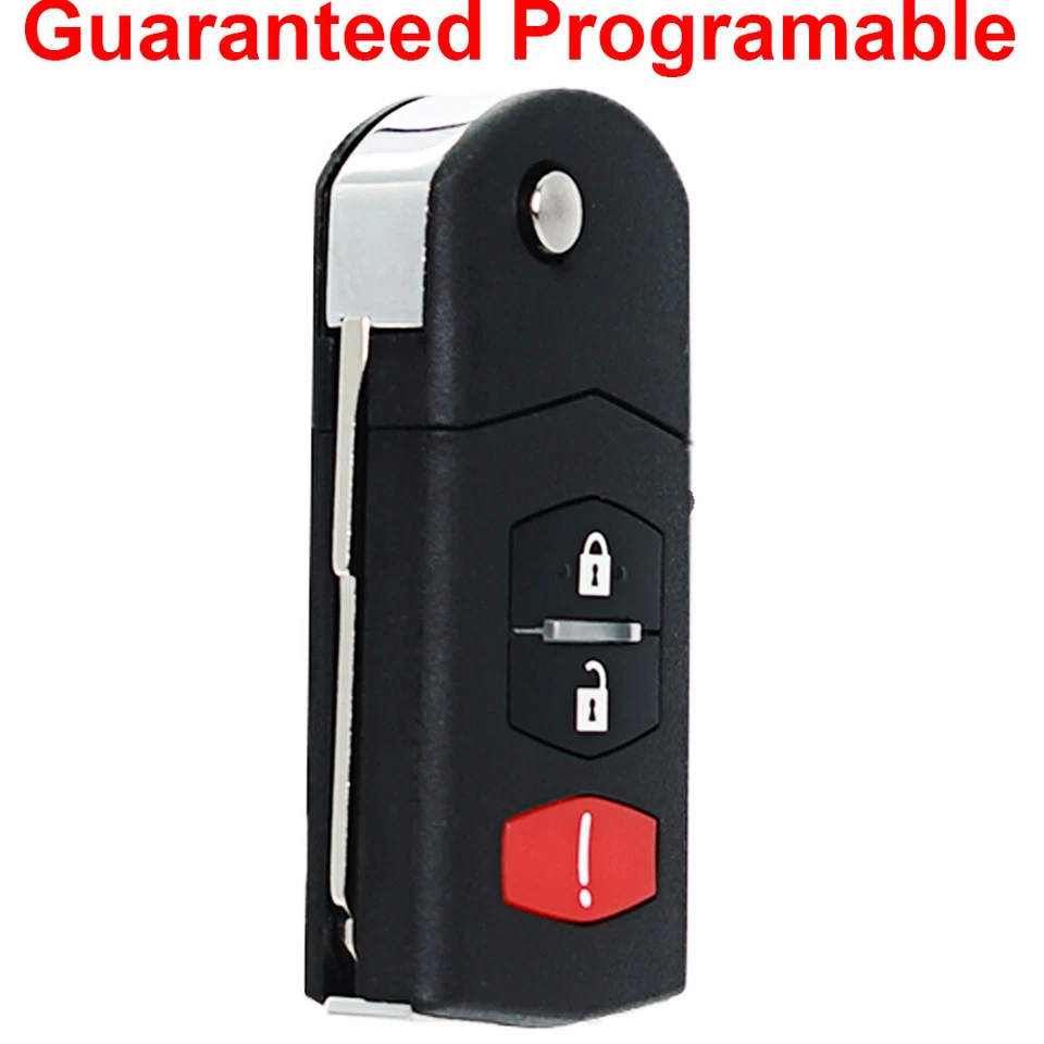  Para 2011 2012 2013 2014 2015 Mazda 2 Control Remoto Coche Llavero Abatible BGBX1T478SKE125-01 Foto 4 de 4