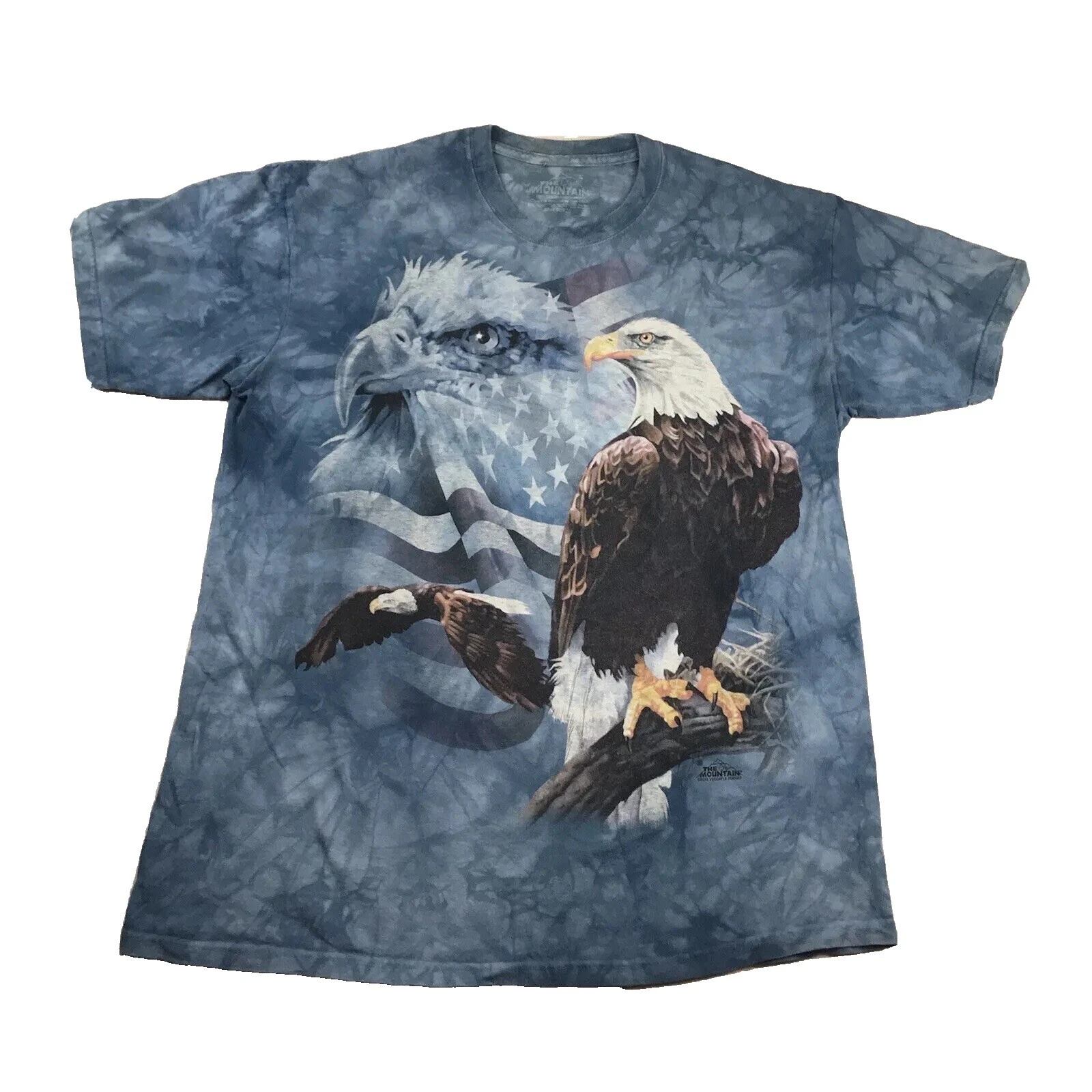 The Mountain Size L Solid Regular Size T-Shirts for Men