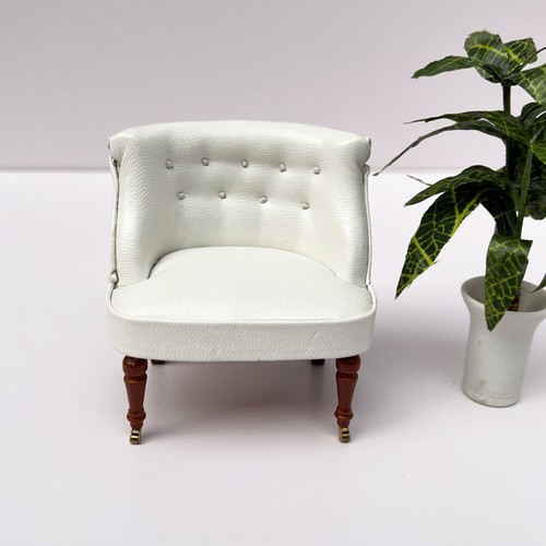 Living Room 1:12 Single Sofa Armchair Couch Furniture Dollhouse Miniature - Picture 5 of 16