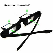 Upward 90° Refraction Vertical Periscope Lazy Glasses Climbing Anti-Dust Glasses