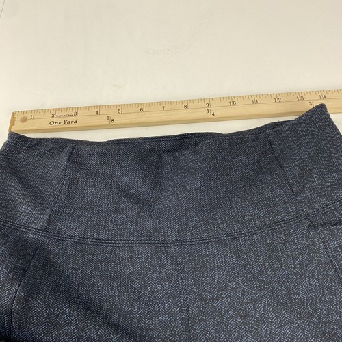 Pantaloni yoga Athleta donna piccoli blu neri Mercer spina di pesce spacco alla caviglia - Foto 7 di 11