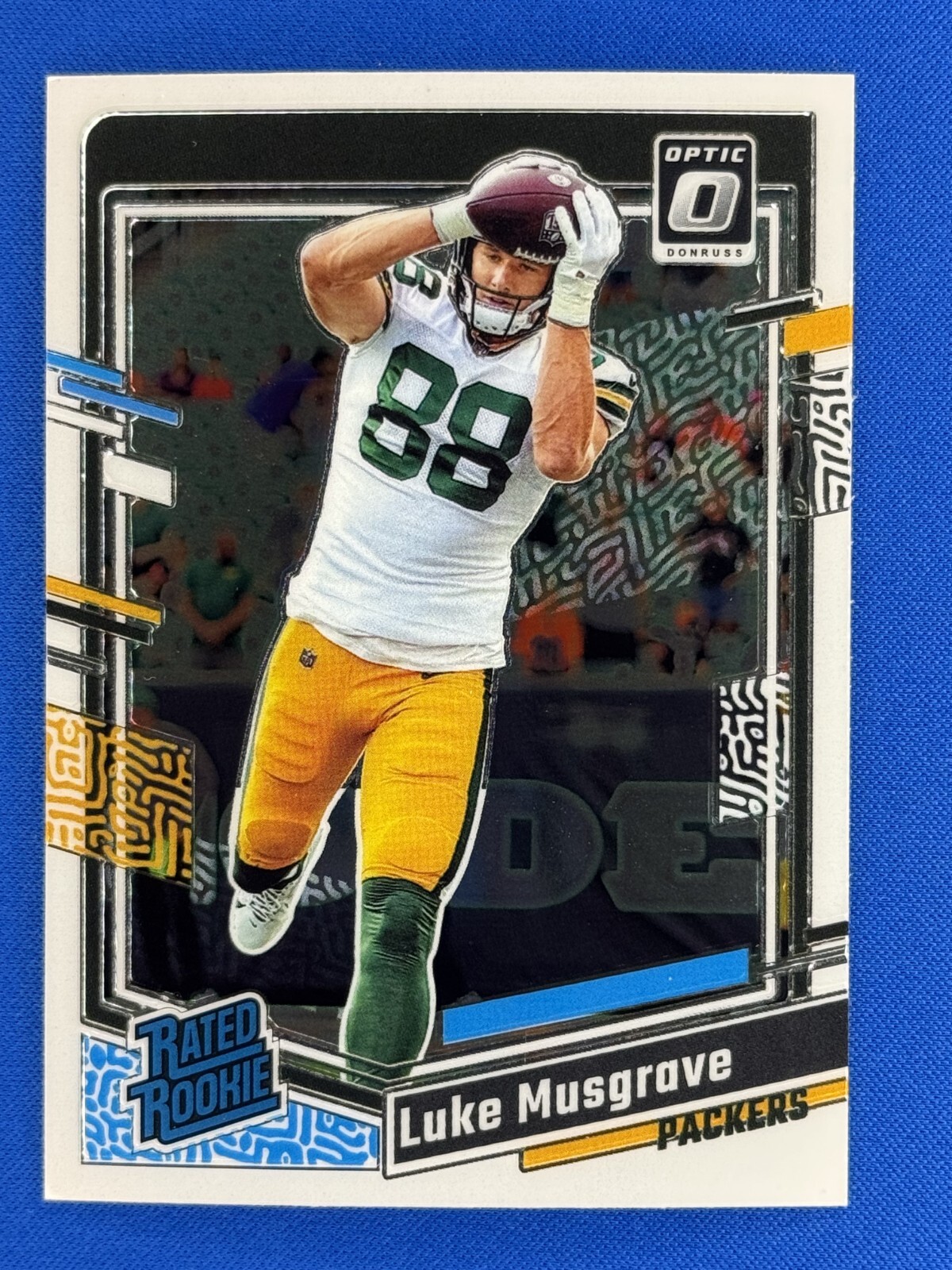 2023 Donruss Optic #241 Luke Musgrave Rated Rookie RC Packers