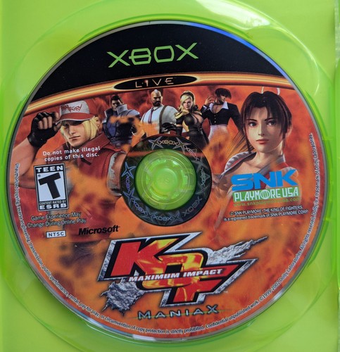 King of Fighters Maximum Impact Maniax Xbox NTSC CIB *Disc Damaged* - Picture 5 of 9