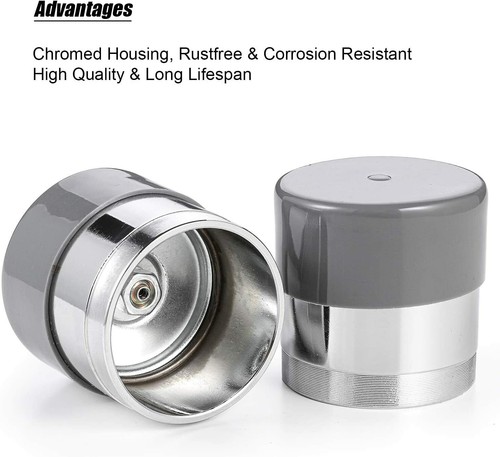 2x Bearing Protectors Grease Wheel Hub 1.98 W/ Dust Cap Cover for Trailer Boat - 第 4/8 張圖片