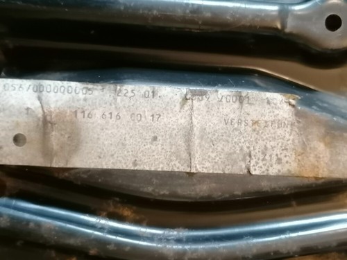 Orig. Mercedes-Benz Oldtimer Versteifung-Auspuffhalter W116 SE SEL 1166160017 - Bild 4 von 9