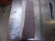 WALNUT LUMBER WOOD AIR DRIED BOARD 2627V GUNSTOCK SLAB FLAT CLEAR 1/4 SAWED