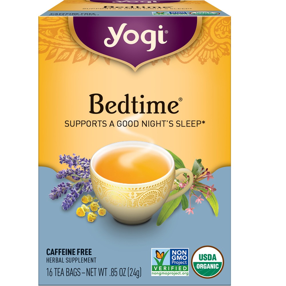 Yogi Tea - Bedtime (4 Pack) - 64 Organic Herbal Tea Bags