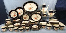 NORITAKE LEGACY CARMINE 3092 / 213 Piece Dinner Set & Server Pieces MINT!