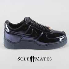 Scarpe Nike Air Force 1 Low LeBron James 'Black Patent' IO6129-001 da uomo taglia 8,5
